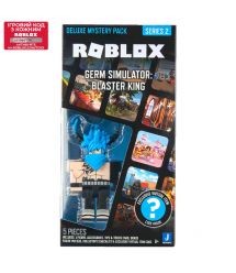 Roblox Игровая коллекционная фигурка Deluxe Mystery Pack Germ Simulator: Blaster King S2