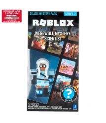 Roblox Игровая коллекционная фигурка Deluxe Mystery Pack Werewolf Mystery: Scientist S2