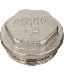 Rehau Заглушка для коллекторов Rautitan MX, G1 – G3/4, 2-4 отвода, никелированная латунь