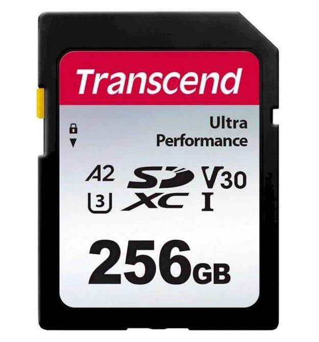 Transcend Карта памяти SD 256GB C10 UHS-I U3 A2 R160/W90MB/s 4K