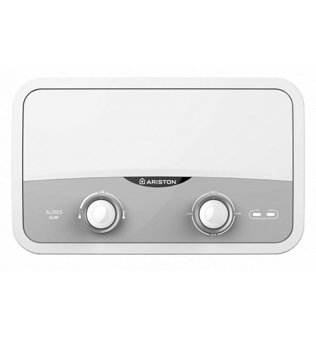 Ariston Водонагрівач електричний проточний AURES SF 5.5 COM 5.5 кВт, 3.1 л/хвилин, А