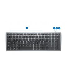 Dell Клавіатура Compact Multi-Device Wireless Keyboard - KB740 - Russian(QWERTY)