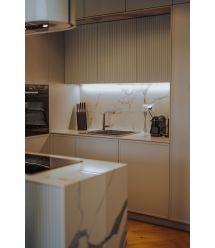 Deante Мойка кухонная Magnetic, гранит, квадрат, без крыла, 560х500х219мм, чаша - 1, врезная, серый