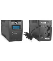 ИБП Ritar RTP800 (480W) Proxima-D, LCD, AVR, 3st, 2xSCHUKO socket, 1x12V9Ah, plastik Case Q4 ( 370*145* 225 ) 5,4 кг (310*90*14