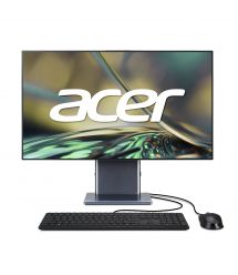 Acer Персональний комп'ютер моноблок Aspire S27-1755 27" QHD, Intel i5-1240P, 16GB, F512GB, UMA, WiFi, кл+м, Lin, чорний