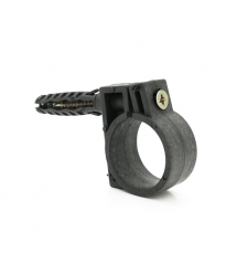 Обойма з ударним шурупом для гофри - труби чорне 25-27мм (пач. 25шт. ціна за пачку)