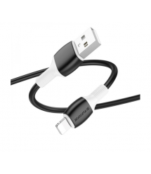 Кабель Borofone BX84, Lighting-USB, 2.4A, довжина 1м, Black, BOX