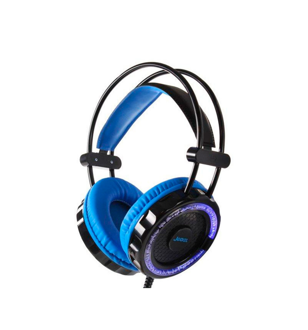 Навушники провідні Jedel GH-217, з мікрофоном, Black - Blue, Box