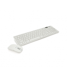 Комплект бездротовий K06 (KB+Mouse), (Eng - Pyc), 2.4G, White, Box