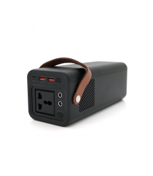 Портативна зарядна станція XO-PSA-200W потужністю 200W, (190Wh - 52800mAh), Output:1AC+2USB+1Type-C+2DC, Black