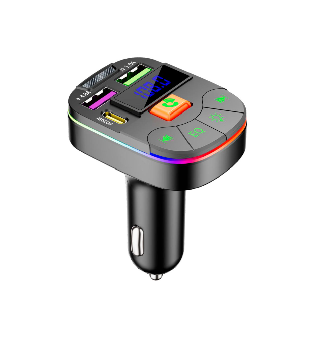 FM-модулятор Q19 з еквалайзером, 3.1A, USB, TF, 55.5х41.5х37.5