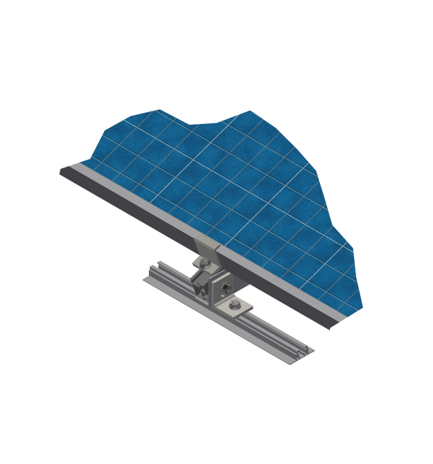 Комплект альбомної системи кріплень НА 5 ФОТОМОДУЛЕЙ - розмір модуля( 2278х1133х35)(кут 30,алюміній)полегшена