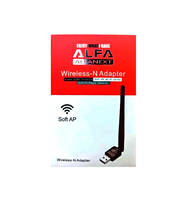 Бездротовий мережний адаптер з антеною Wi-Fi-USB LV-UW11RK-2DB RTL8188, 150Mbps, 2.4 GHz, Win10 - 8.1 - 8 - 7 - XP, Mac OSX 10.7
