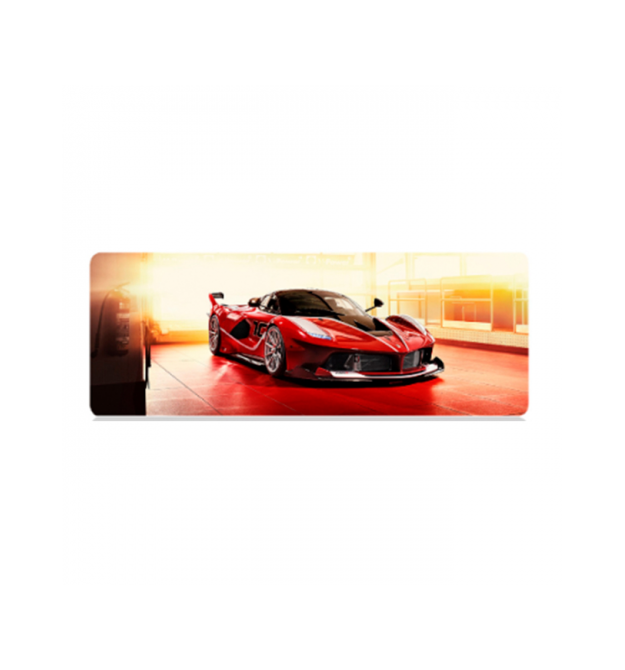 Килимок 300*700 тканинний Ferrari FXX K з боковою прошивкою, товщина 2 мм, Пакет