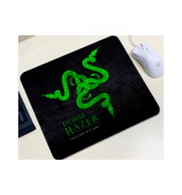 Килимок 200*240 тканинний RAZER 12, товщина 2 мм, колір Black - Green, Пакет