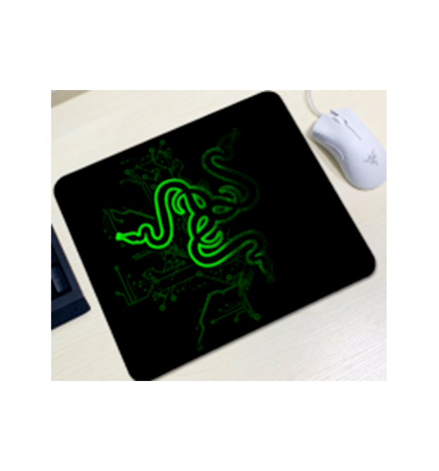 Килимок 200*240 тканинний RAZER 13, товщина 2 мм, колір Black - Green, Пакет