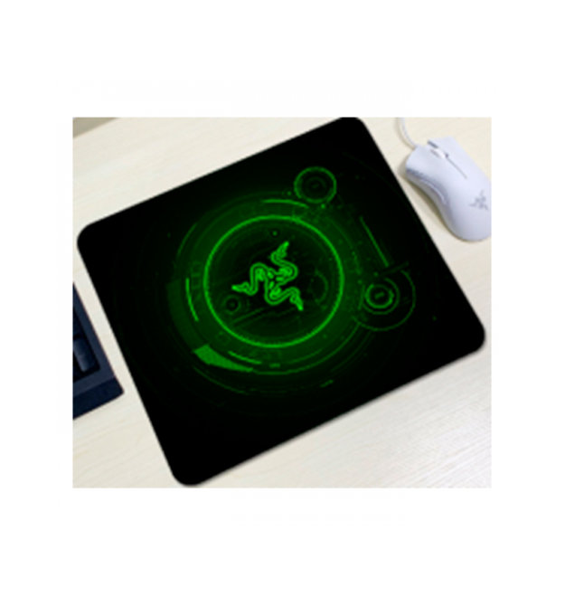 Килимок 200*240 тканинний RAZER 14, товщина 2 мм, колір Black - Green, Пакет