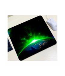 Килимок 200*240 тканинний RAZER 15, товщина 2 мм, колір Black - Green, Пакет