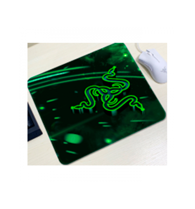 Килимок 200*240 тканинний RAZER 8, товщина 2 мм, колір Black - Green, Пакет