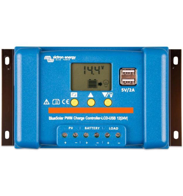 Контроллер заряда Victron Energy BlueSolar PWM-LCD&USB 12/24V-30A (30A, 12/24В)