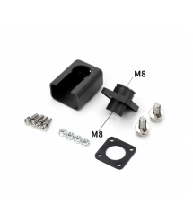 Корпусна прохідна клема М8-M8, 200A, 1000V, мідь, Black