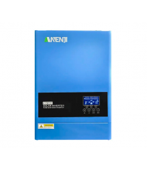 Гібридний інвертор ANENJI 6,2KW, 6200VA - 6200W, 48V, струм заряду 120A(max), 170-280V, МРРТ60-500VDC, 438x295x105mm, 8,7 kg