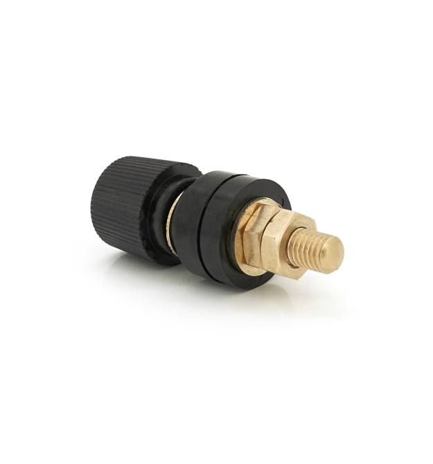 Мідна гвинтова клема 10mm чорна