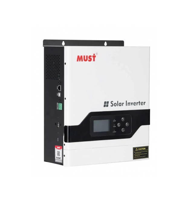 Гiбрiдне ДБЖ MUST PV18-3224VPM, 3200W, 24V, ток заряда 20 - 30A, 160-275V, MPPT (60А, 145 Vdc)