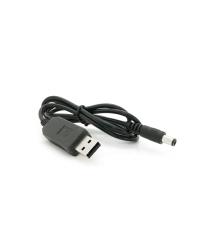 Кабель для роутера NN 5.5 - 2.5mm(M)- USB2.0 (Out:12V), 1м, Black, OEM