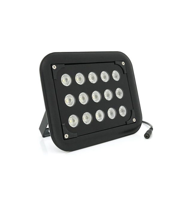 Прожектор спрямований із сутінковим датчиком YOSO 12V 24W, 15LED, IP66, кут огляду 60, дальність до 50м, 177*138*65мм, BOX