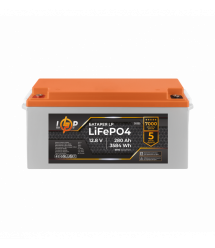 Акумулятор LP LiFePO4 12,8V - 280 Ah (3584Wh) (BMS 150A/75А) пластик для ДБЖ