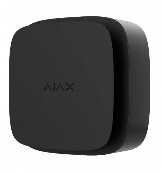 Пожежний датчик тепла Ajax FireProtect 2 SB (Heat), Чорний, з незмінними батареями