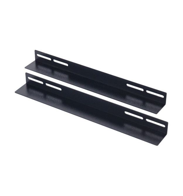 Комплект направляющих креплений NVC-600D-LB Black для коммутационного шкафа глубиной 600 мм.
