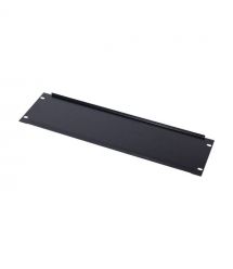 Панель-заглушка NVC-BP-3U Black для комутаційної шафи 19"