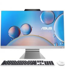 ASUS Комп'ютер персональний моноблок M3702WFAK-WA0330 27" FHD AG, AMD R5-7520U, 16GB, F1TB, UMA, WiFi, кл+м, без ОС, білий