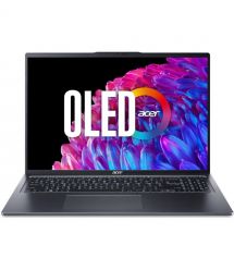 Ноутбук Acer Swift Go 16 SFG16-72 16" 3.2K OLED, Intel U5-125H, 16GB, F512GB, UMA, Lin, сірий