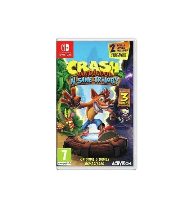 Games Software Гра консольна Switch CRASH BANDICOOT N. SANE TRILOGY, картридж