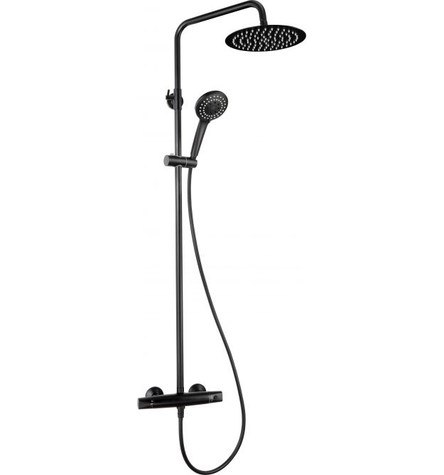 Душова система з термостатом DEANTE Jasmin NAC_N4GT чорна