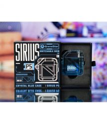 GravaStar Навушники TWS Sirius P5, BT 5.2, IPX4, Transparent Blue