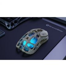 GravaStar Мышь Mercury M1 Pro, magnesium alloy body, BT/WL/USB-A, RGB, Battle-Worn