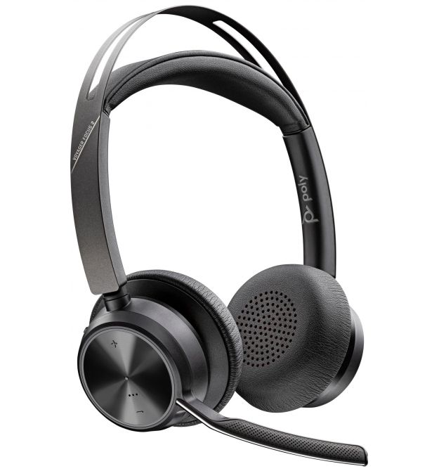 Гарнитура компьютерная стерео On-ear Poly Voyager Focus 2, USB-A, Bluetooth (76U46AA)