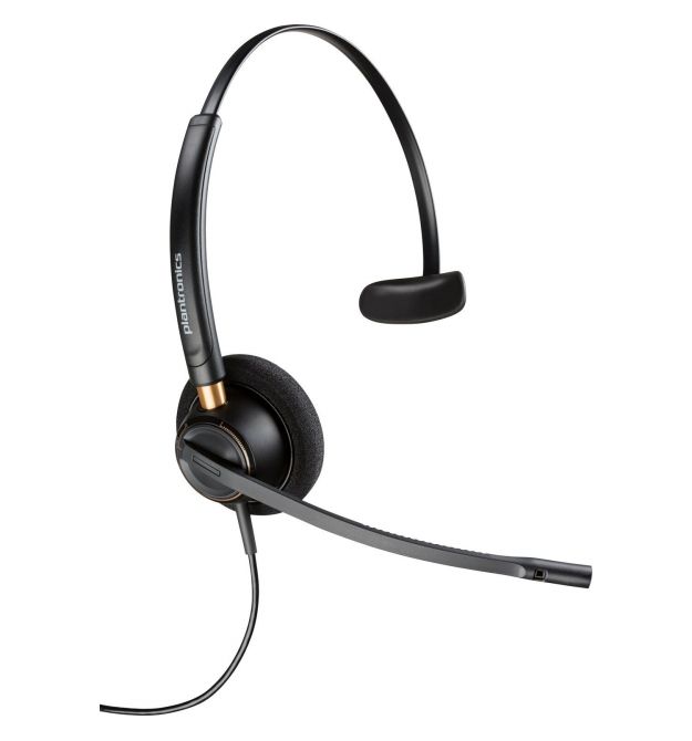 Наушники Poly EncorePro 510 Monaural Headset + Quick Disconnect Black (783Q2AA)