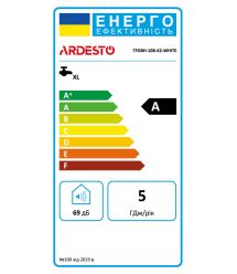 ARDESTO Газова колонка X2, 10 л/хв., 20 кВт, розпалювання від батарейок, дисплей, білий