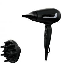 Rowenta Фен Pro Expert, 2100Вт, 3 режими, дифузор, іоніз-я, хол. обдув, чорний
