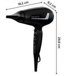 Rowenta Фен Pro Expert, 2100Вт, 3 режими, дифузор, іоніз-я, хол. обдув, чорний