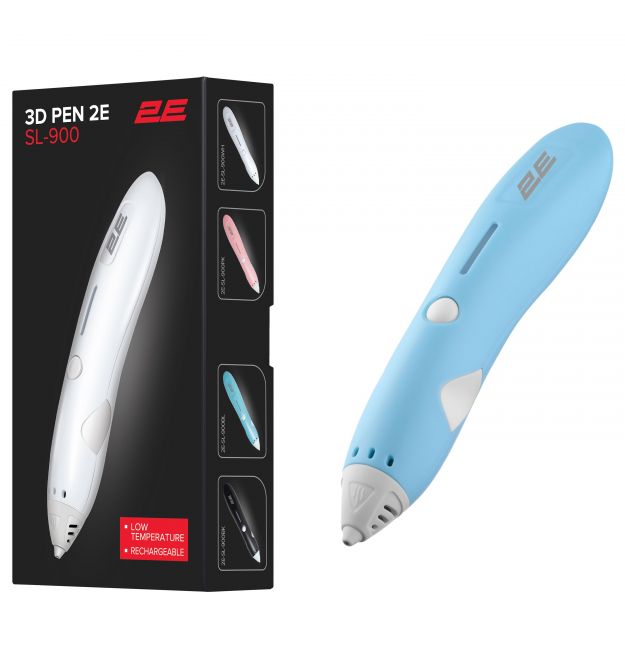 2E Ручка 3D SL_900, PCL, Aкб 500mAh, блакитний