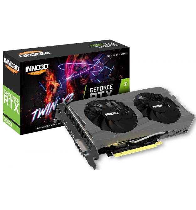 Inno3d Відеокарта GeForce RTX 3050 8GB GDDR6 Twin X2