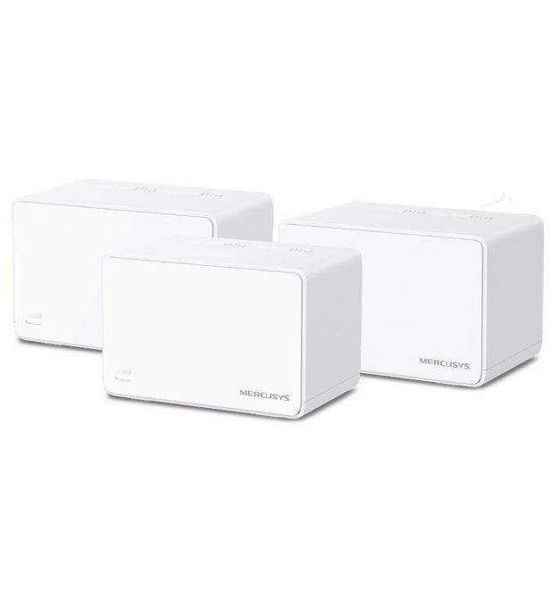 Маршрутизатор MERCUSYS HALO H80X 3PK AX3000 3xGE LAN/WAN MESH (HALO-H80X-3-PACK)
