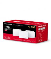 Маршрутизатор MERCUSYS HALO H80X 3PK AX3000 3xGE LAN/WAN MESH (HALO-H80X-3-PACK)