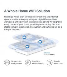 Маршрутизатор MERCUSYS HALO H80X 2PK AX3000 3xGE LAN/WAN MESH (HALO-H80X-2-PACK)